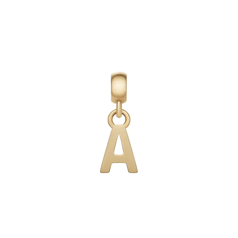 DW Charm Letter A Gold