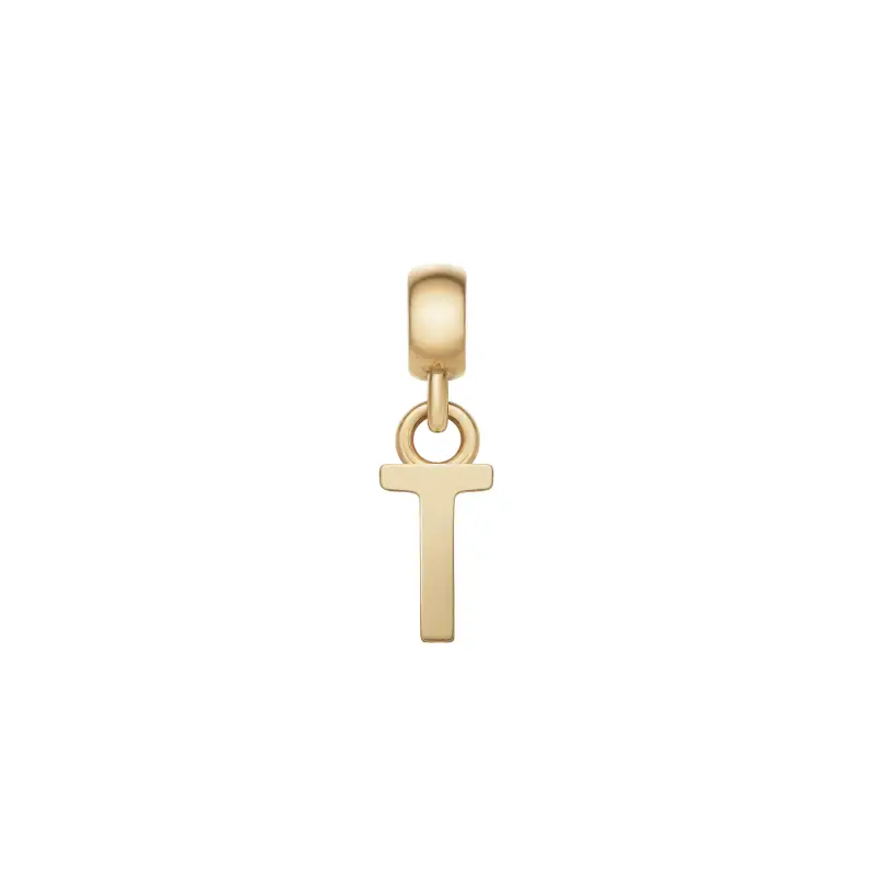 DW Charm Letter T Gold