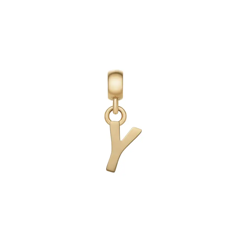 DW Charm Letter Y Gold