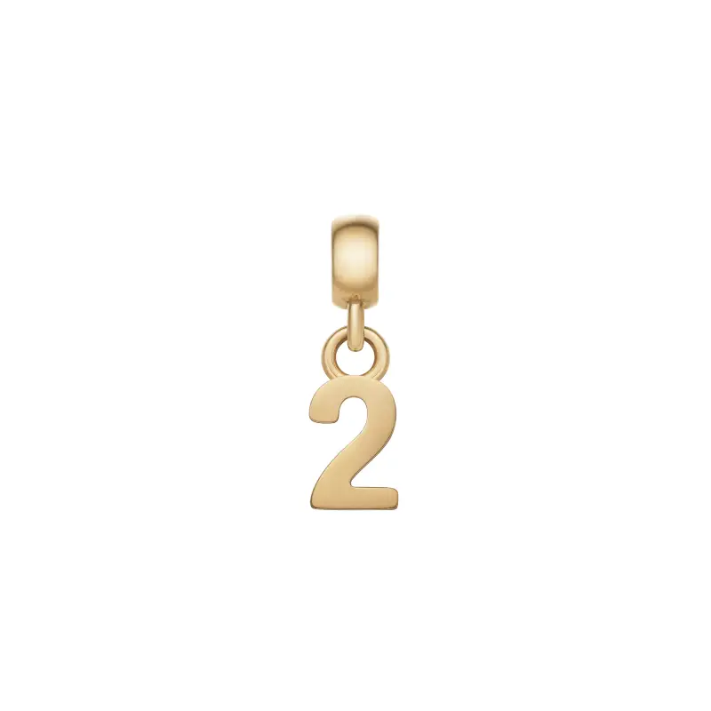 DW Charm Number 2 Gold
