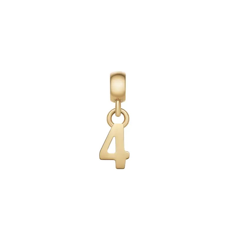 DW Charm Number 4 Gold