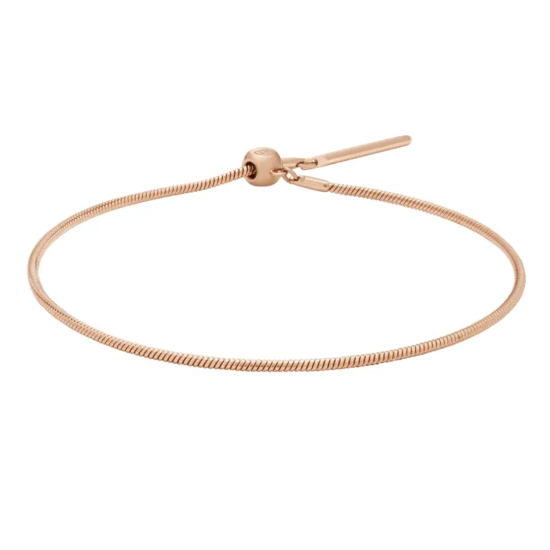 DW Charm Snake Bracelet < 185mm Rose Gold