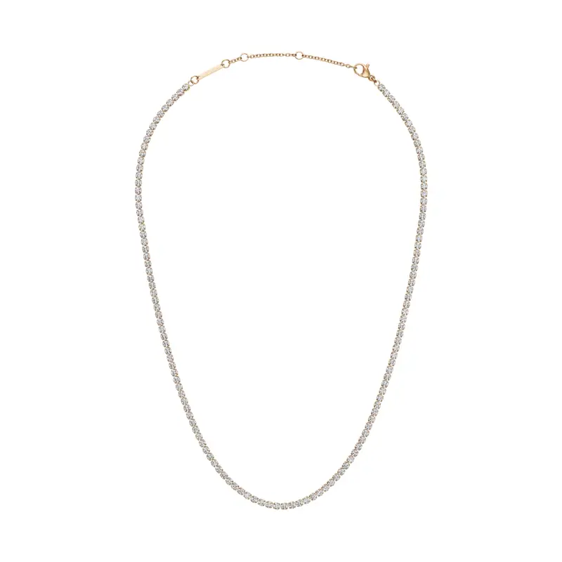 DW Classic Tennis Necklace Rose Gold
