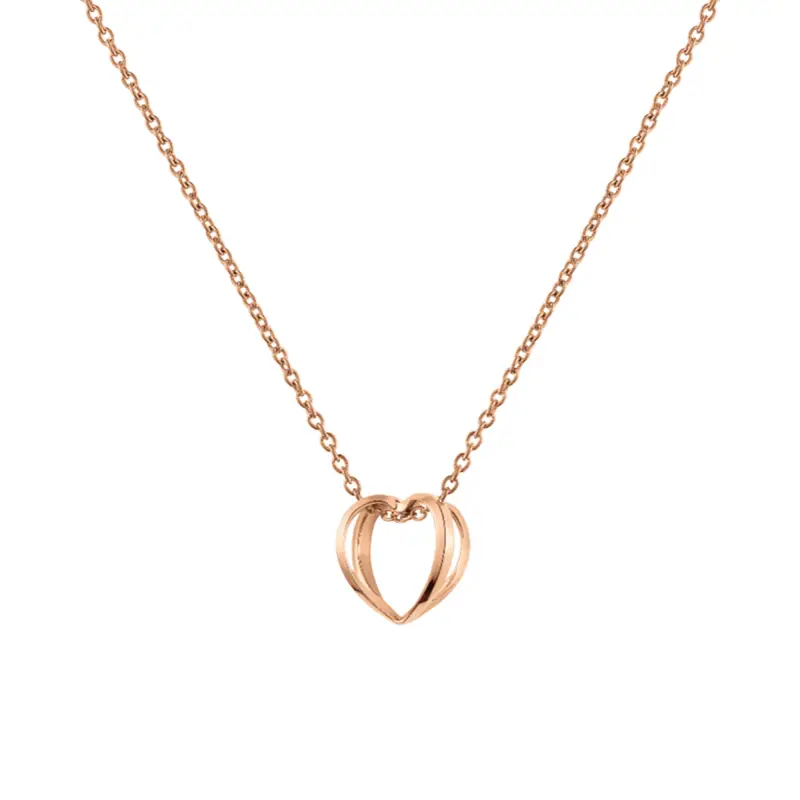 DW Elan Le Coeur Necklace Rose Gold