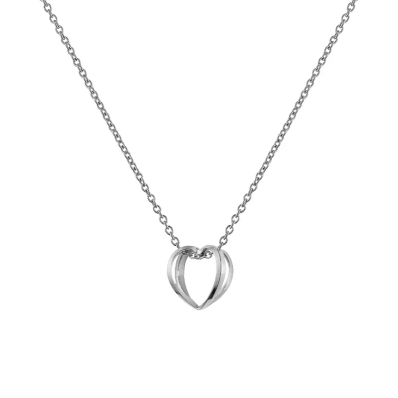 DW Elan Le Coeur Necklace Silver