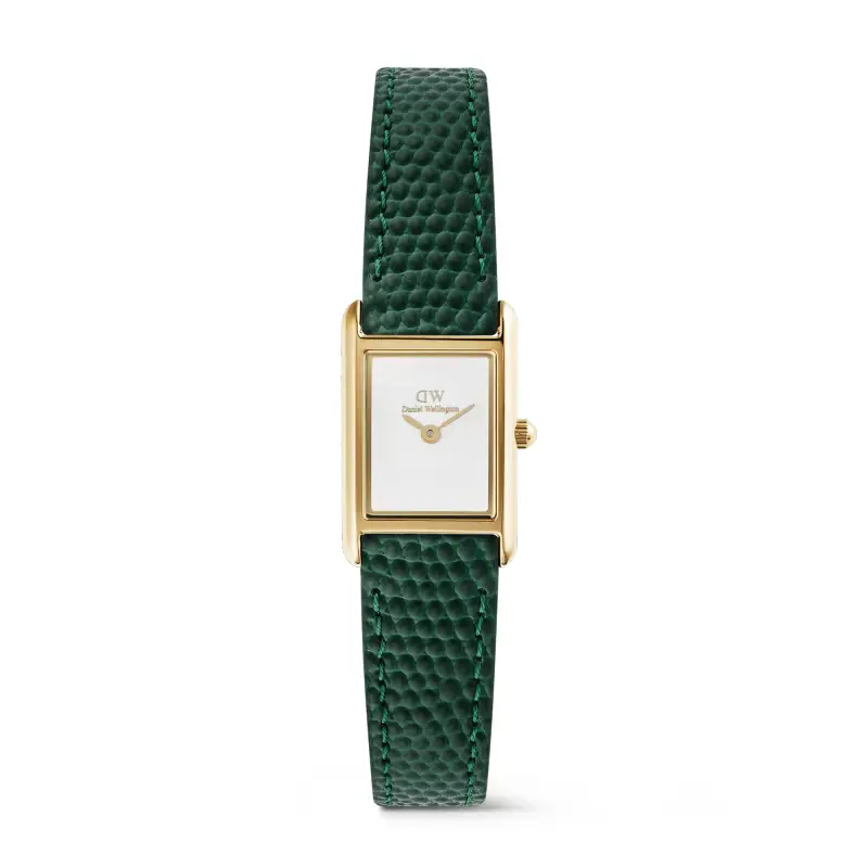 DW Orologio Bound Mini Green Lizard Gold