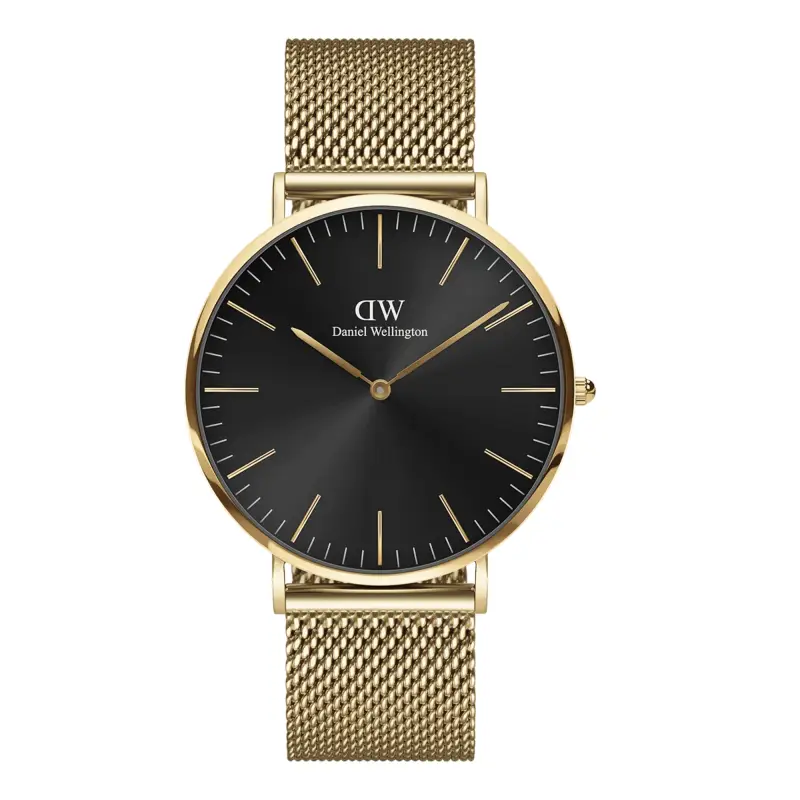 DW Orologio Classic Mesh Onyx Gold