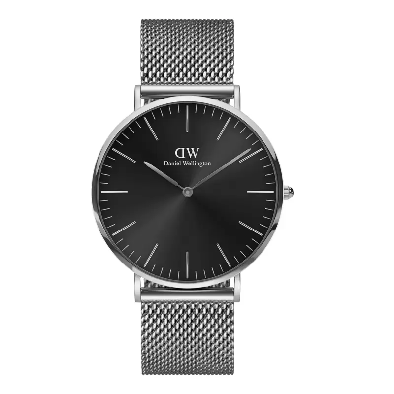 DW Orologio Classic Mesh Onyx Silver
