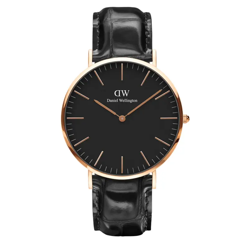 DW Orologio Classic Reading Black Rose Gold