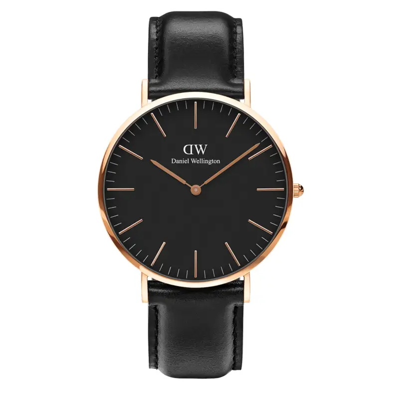 DW Orologio Classic Sheffield Black Rose Gold
