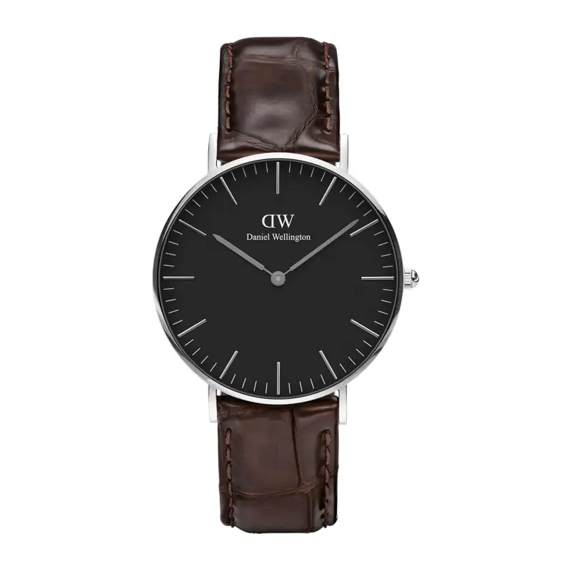 DW Orologio Classic York Black Silver