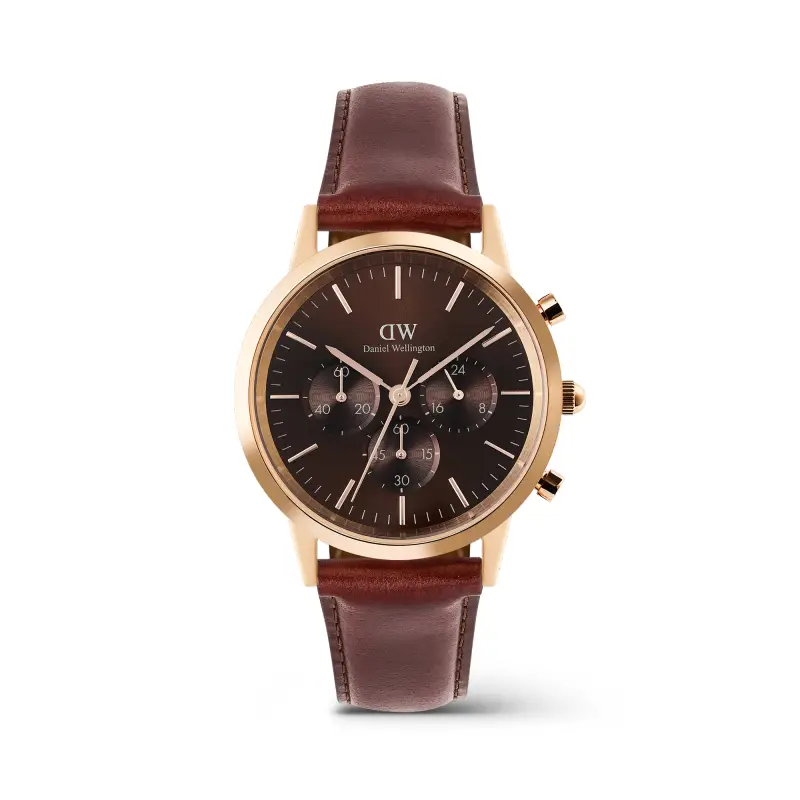DW Orologio Iconic Chronograph St Mawes Amber RG Rose Gold