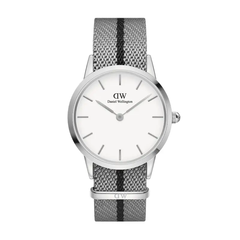 DW Orologio Iconic NATO Grey/Black Silver