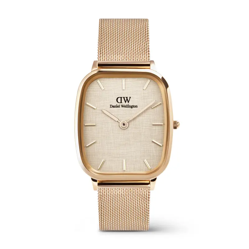 DW Orologio Marlon Melrose Linen Rose Gold