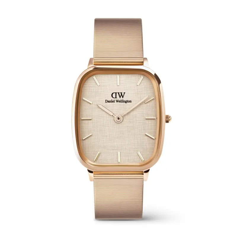 DW Orologio Marlon Wire Linen Rose Gold