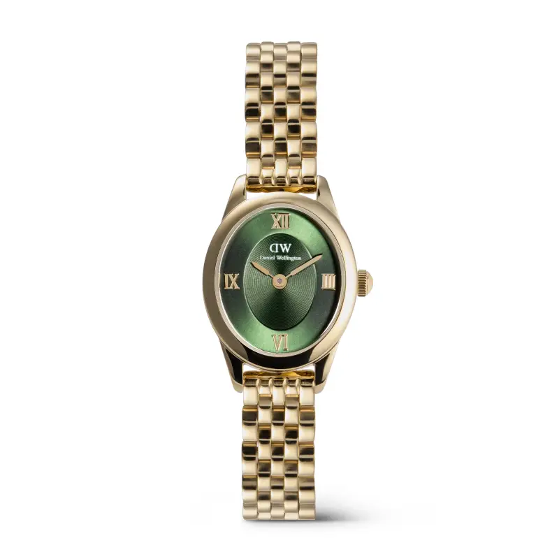 DW Orologio Ophelia Mini Emerald Gold