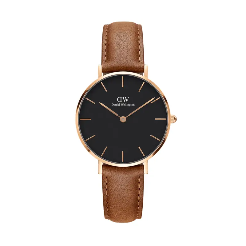 DW Orologio Petite Durham Black Rose Gold