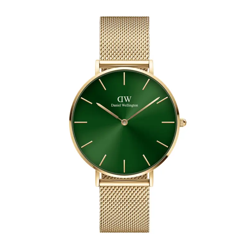 DW Orologio Petite Emerald Gold