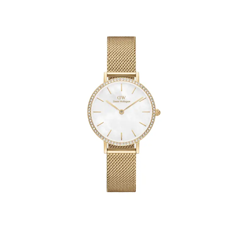 DW Orologio Petite Lumine Bezel Evergold MOP Gold