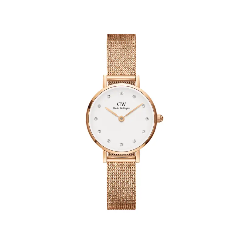 DW Orologio Petite Lumine Pressed Melrose Rose Gold