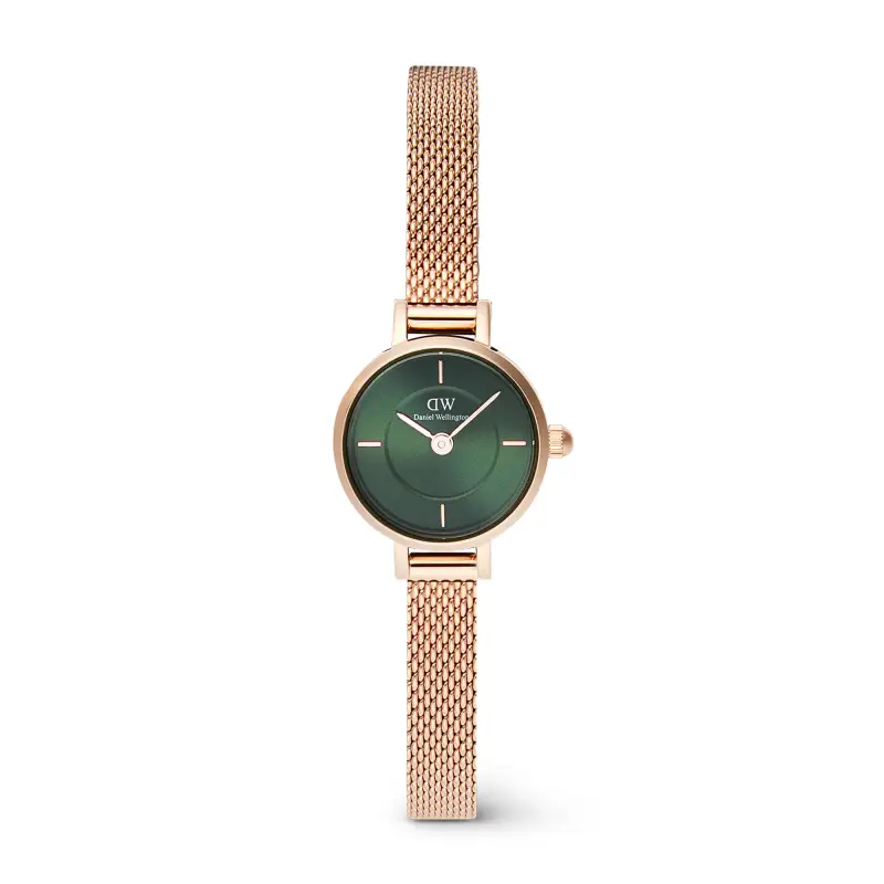 DW Orologio Petite Mini Emerald Melrose Rose Gold