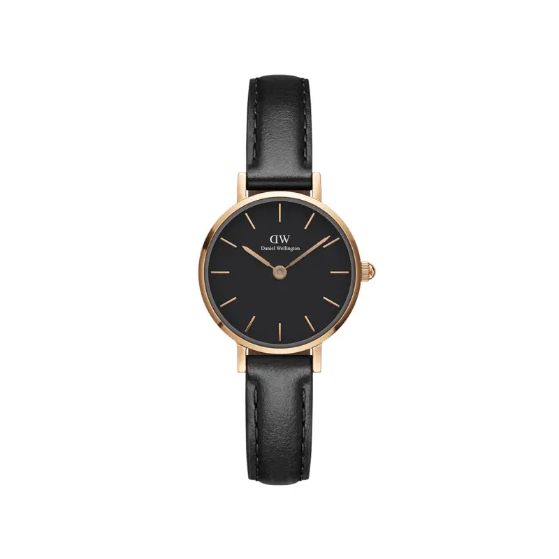 DW Orologio Petite Pressed Sheffield Black Rose Gold