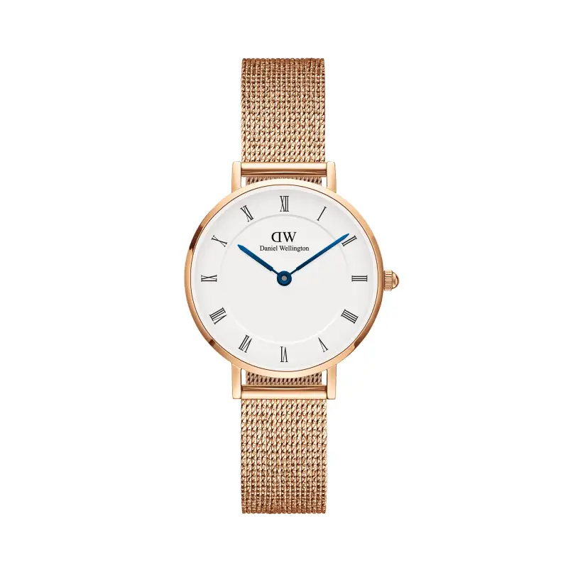DW Orologio Petite Roman Numerals Melrose Rose Gold