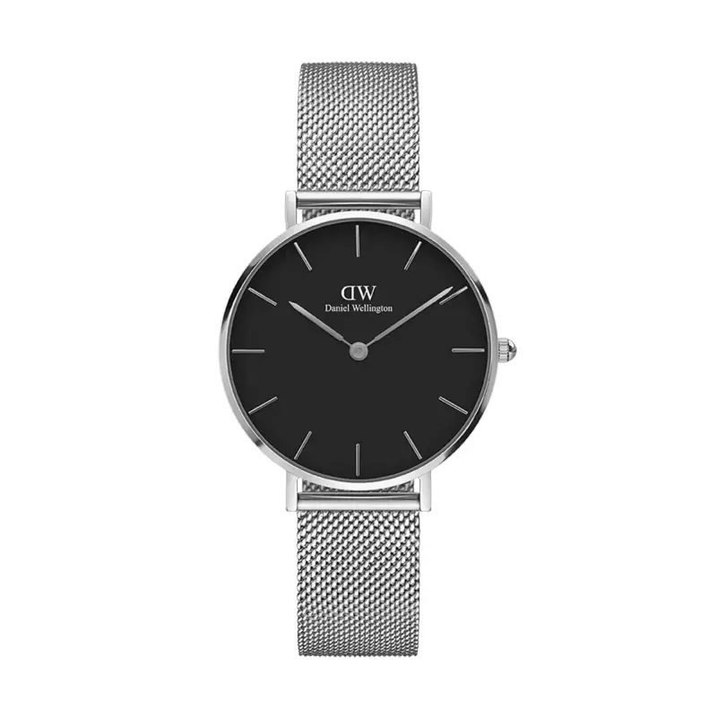 DW Orologio Petite Sterling Black Silver