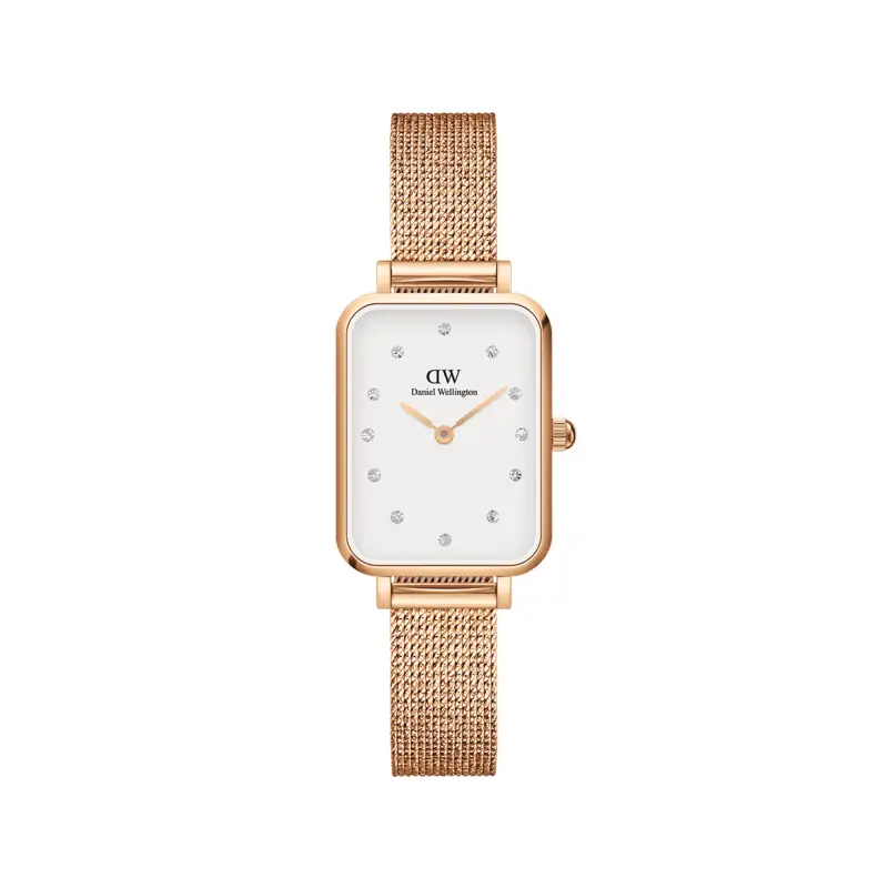 DW Orologio Quadro Lumine Pressed Melrose Rose Gold