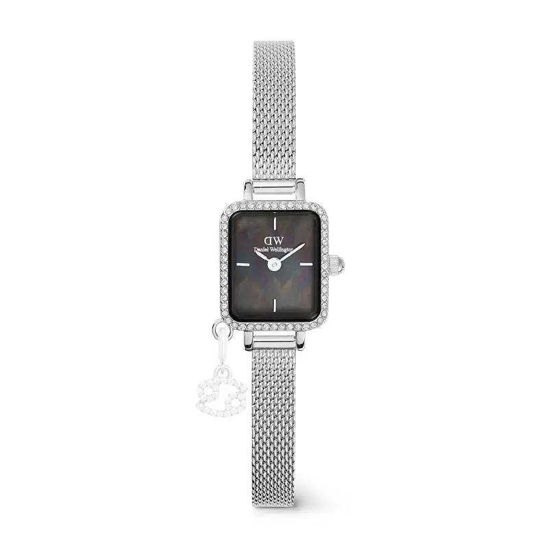 DW Orologio Quadro Mini Crystal Zodiac Sterling Silver