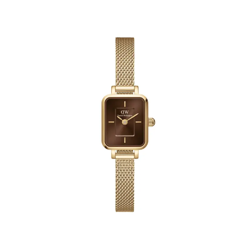 DW Orologio Quadro Mini Evergold Amber Gold