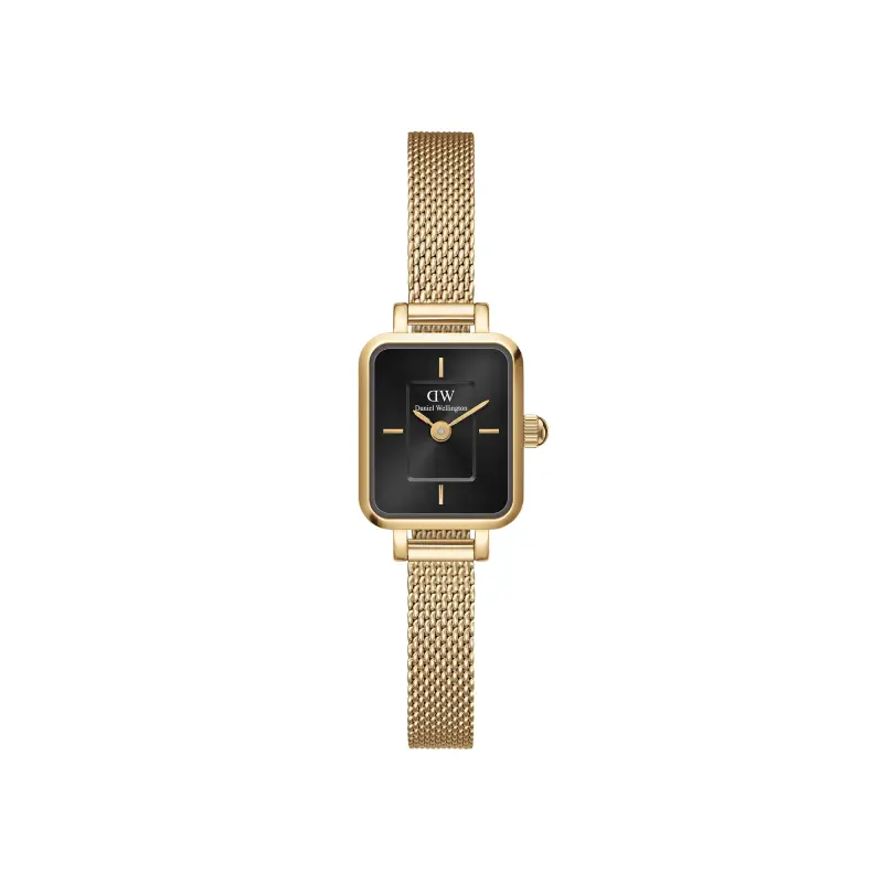 DW Orologio Quadro Mini Evergold Onyx Gold