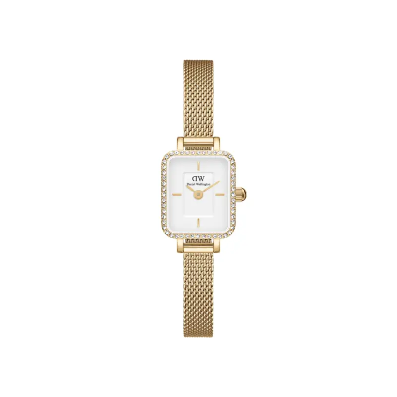 DW Orologio Quadro Mini Lumine Bezel Gold
