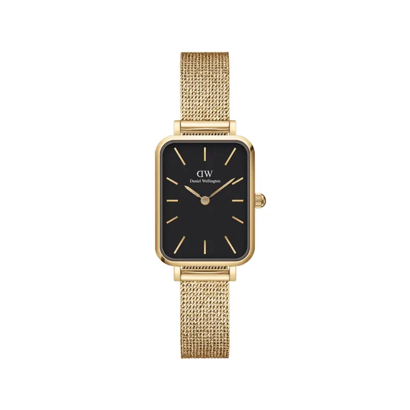 DW Orologio Quadro Pressed Evergold Black Gold