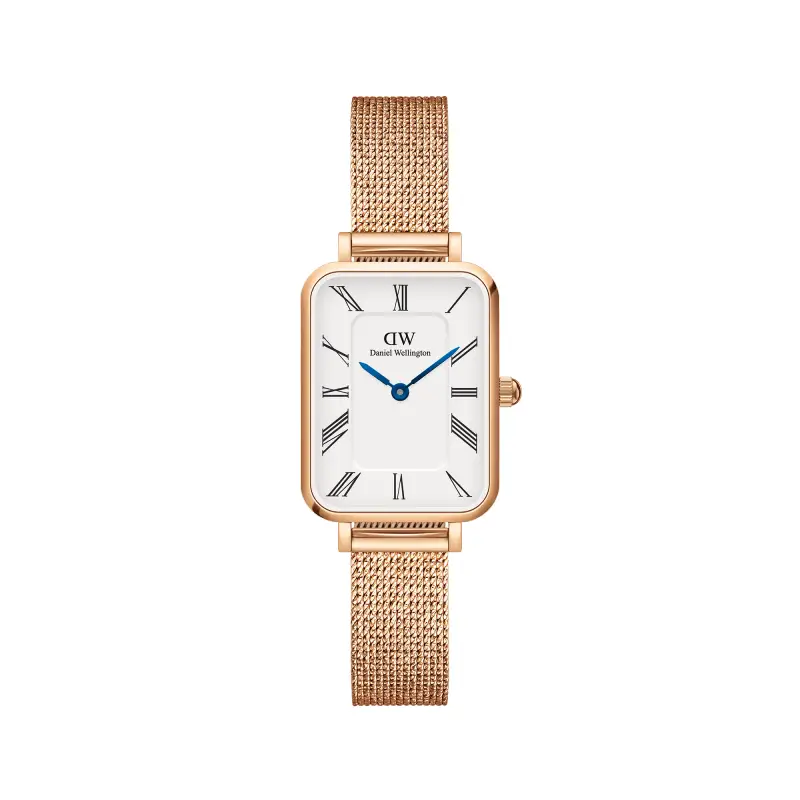 DW Orologio Quadro Roman Numerals Melrose Rose Gold