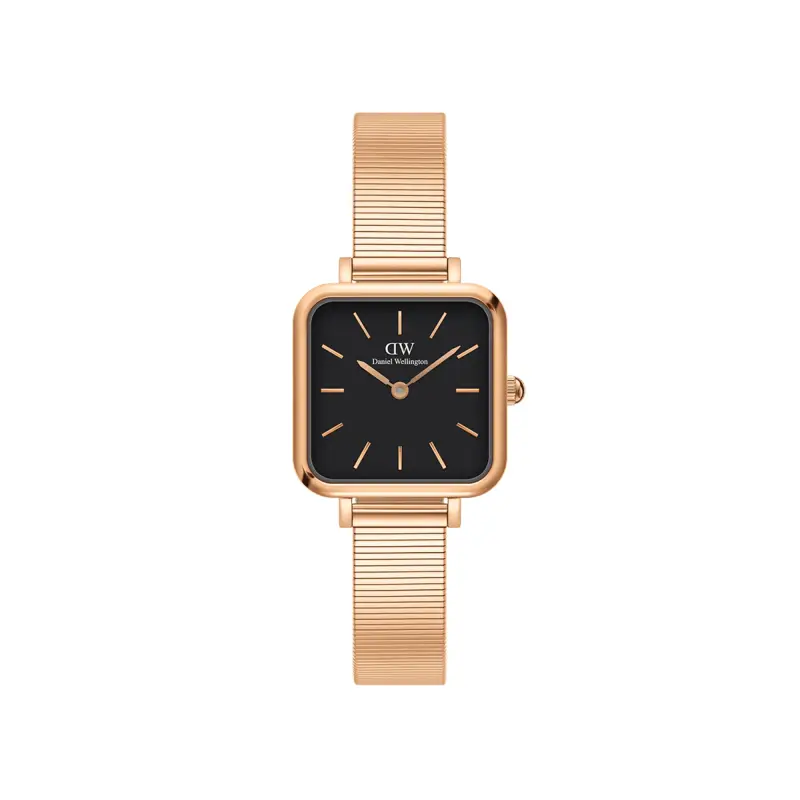 DW Orologio Quadro Studio Black Rose Gold
