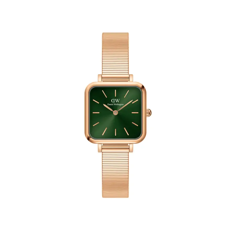 DW Orologio Quadro Studio Emerald Rose Gold