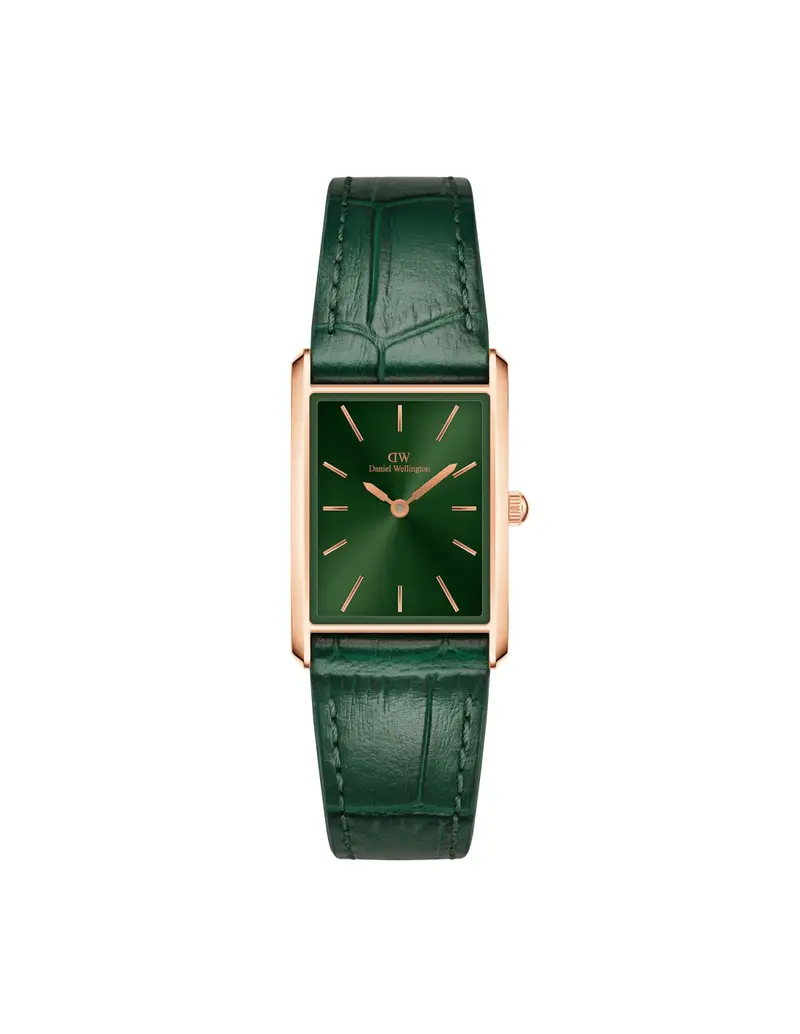 Orologio DANIEL WELLINGTON Bound Crocodile Emerald Sunray Rose Gold DW00100694