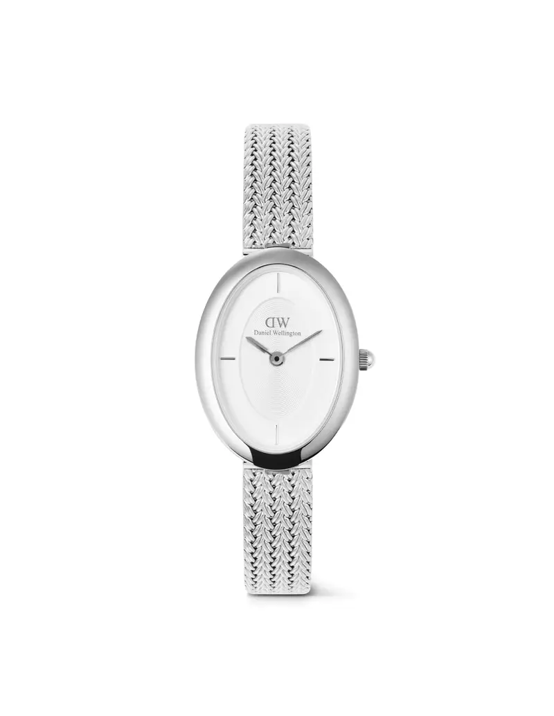 Orologio DANIEL WELLINGTON Juliette Braided Mesh White Sunray Silver DW00100884