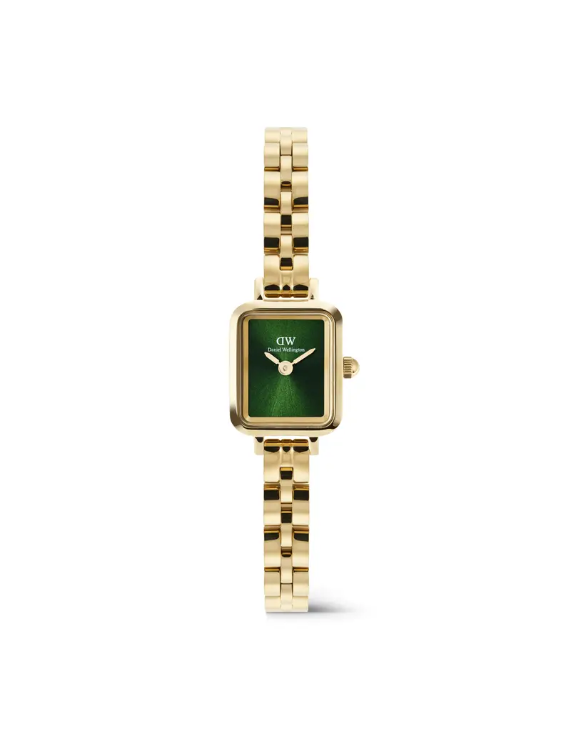 Orologio DANIEL WELLINGTON Quadro Mini Arch 3-link Emerald Sunray Gold DW00100852