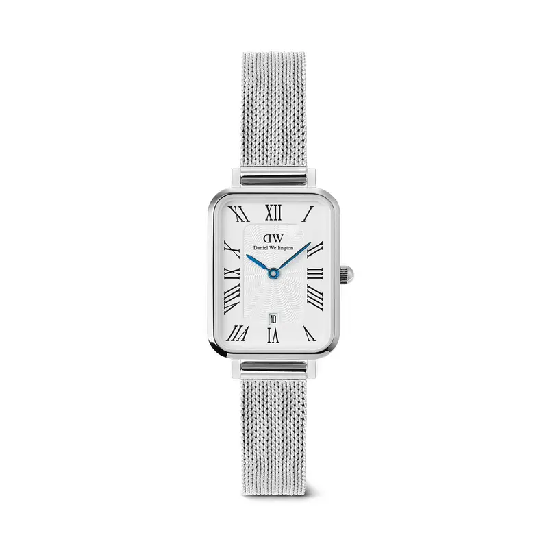 Orologio Daniel Wellington Quadro Sterling Roman Numerals DW00100863 Argento