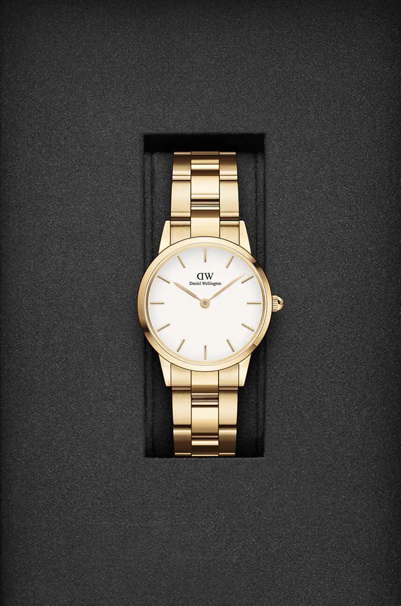 orologio Iconic Link White Oro miniatura 2