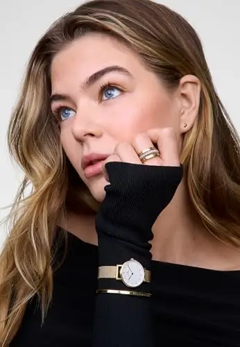 Daniel Wellington Petite Orologi 28mm Double Plated Stainless Steel (316L) Gold miniatura 2