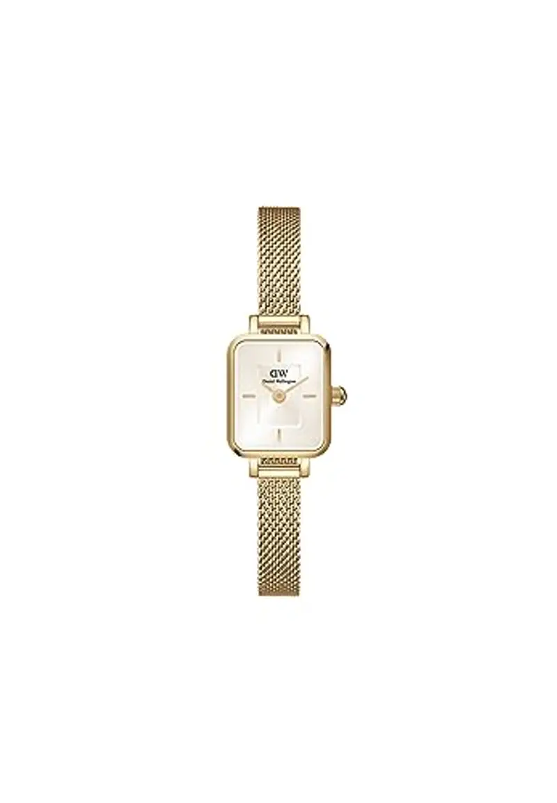 Daniel Wellington Quadro Orologi 15.4x18.2mm Double Plated Stainless Steel (316L) Gold