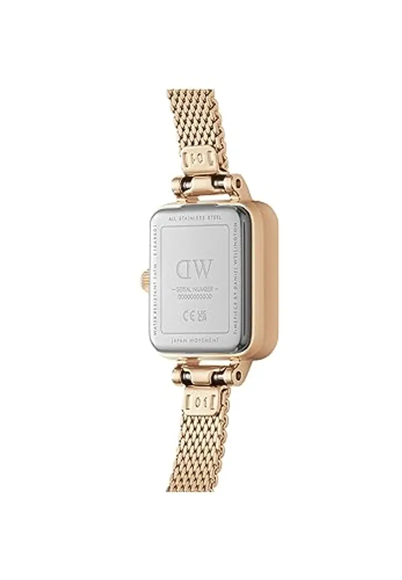 Daniel Wellington Quadro Orologi 15.4x18.2mm Double Plated Stainless Steel (316L) Rose Gold miniatura 3