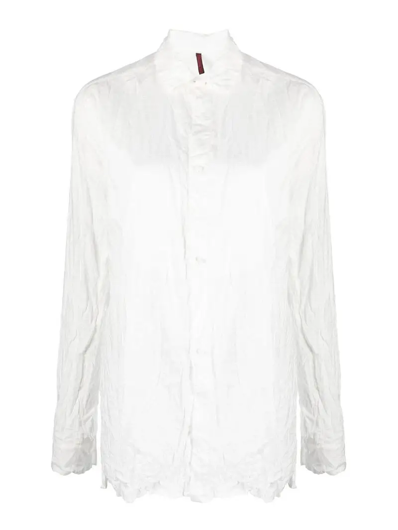 Camicia di cotone Bianco