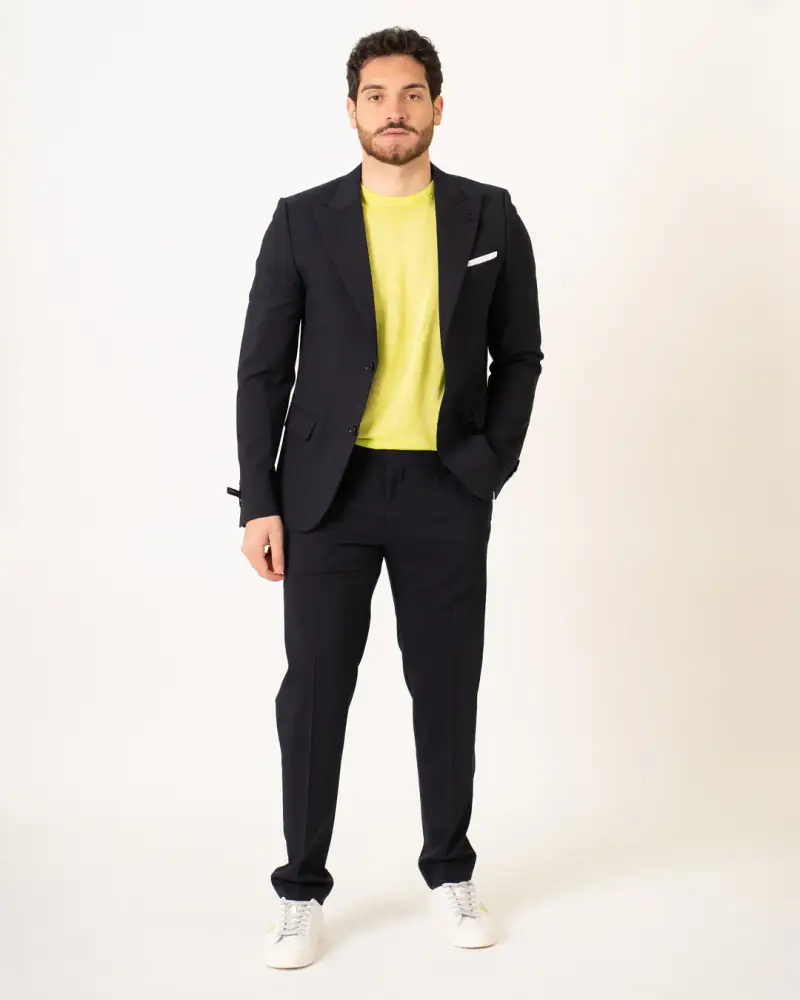 Giacca Monopetto Blu miniatura 3