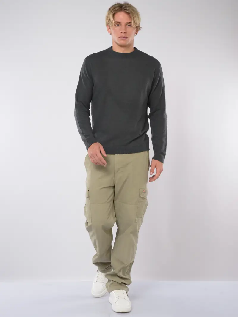 maglia da uomo Daniele Fiesoli girocollo effetto boucle Verde miniatura 2