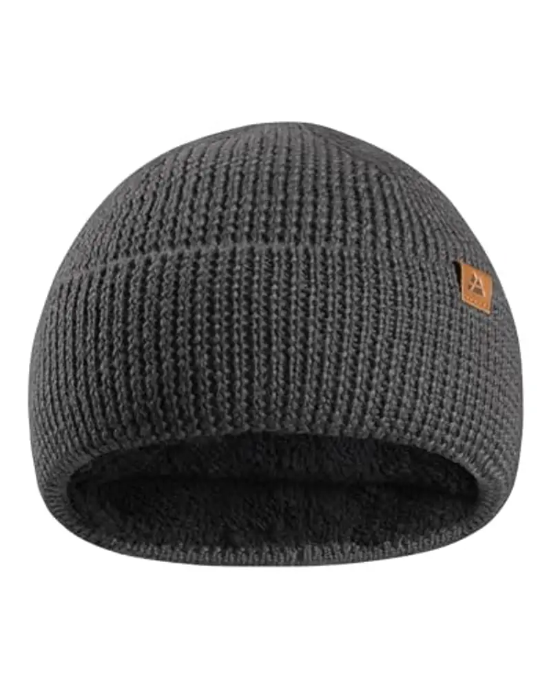 DANISH ENDURANCE Berretto Beanie in Lana Merino e Fodera Pile, Cappello in Maglia, Taglia Unica per Ragazzi e Ragazze,