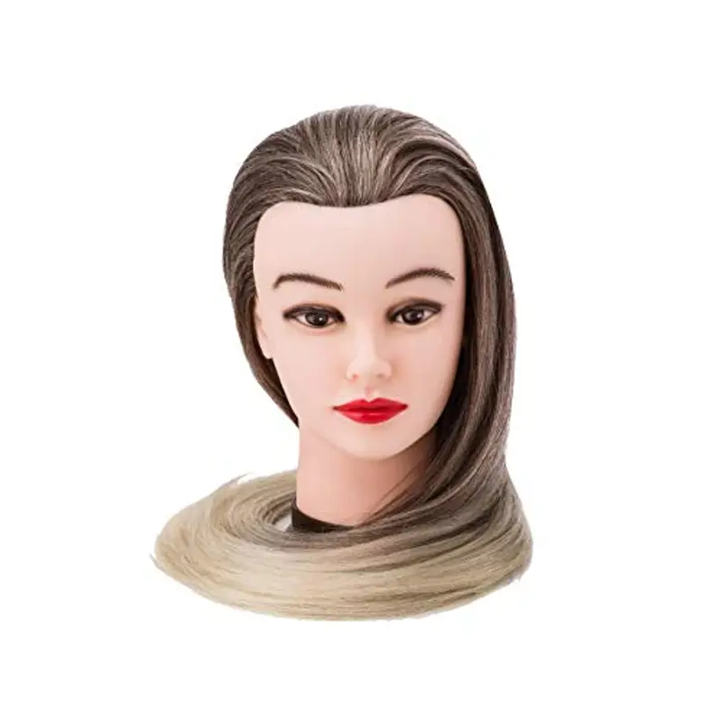 DanseeMeibr Testa per parrucchieri, 26" Testina Parrucchiere Capelli 100% Sintetica Morbidi Testa per Acconciature miniatura 3